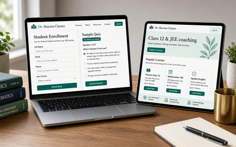 Teaching Platform preview